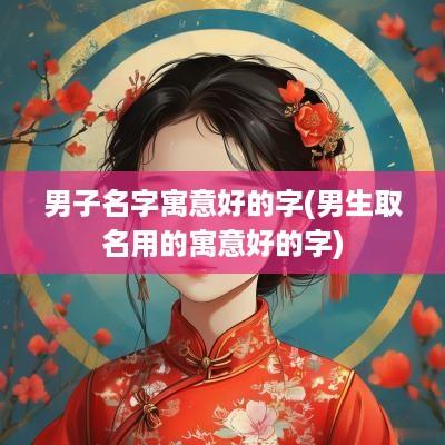 男子名字寓意好的字(男生取名用的寓意好的字)