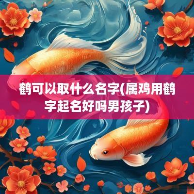 鹤可以取什么名字(属鸡用鹤字起名好吗男孩子)