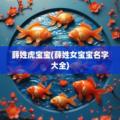 薛姓虎宝宝(薛姓女宝宝名字大全)