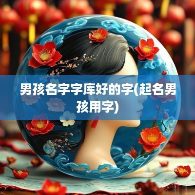 男孩名字字库好的字(起名男孩用字)