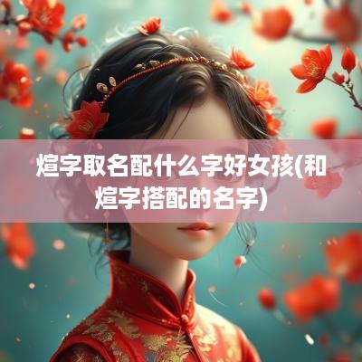 煊字取名配什么字好女孩(和煊字搭配的名字)