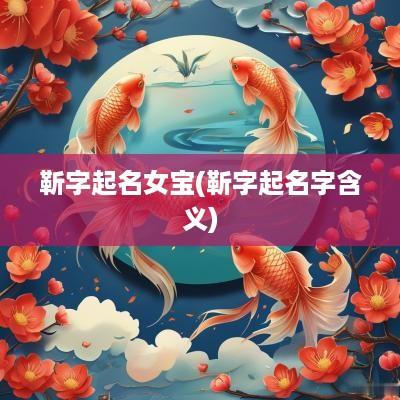 靳字起名女宝(靳字起名字含义)