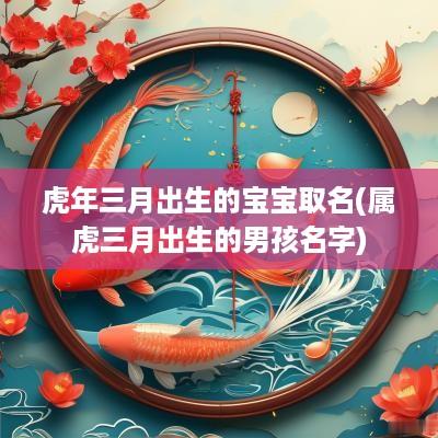 蛇年三月出生的宝宝取名(属虎三月出生的男孩名字)