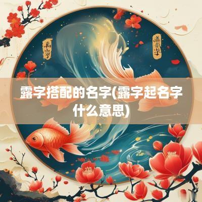 露字搭配的名字(露字起名字什么意思)