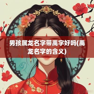 男孩属龙名字带禹字好吗(禹龙名字的含义)