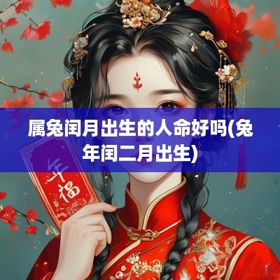 属兔闰月出生的人命好吗(蛇年闰二月出生)