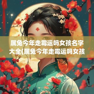 属兔今年走霉运吗女孩名字大全(属兔今年走霉运吗女孩名字叫什么)
