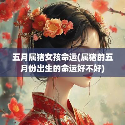 五月属猪女孩命运(属猪的五月份出生的命运好不好)