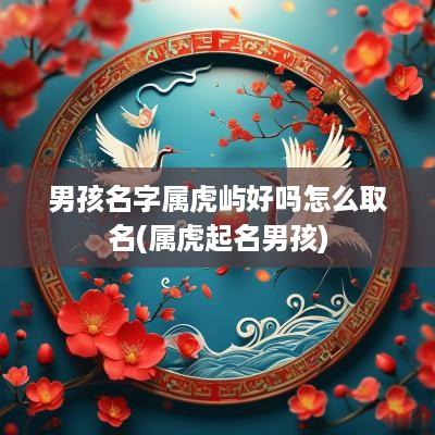 男孩名字属虎屿好吗怎么取名(属虎起名男孩)