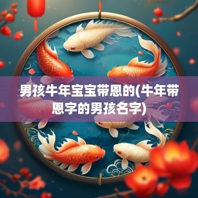 男孩蛇年宝宝带恩的(蛇年带恩字的男孩名字)
