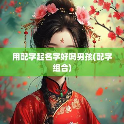 用配字起名字好吗男孩(配字组合)
