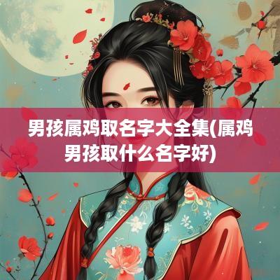 男孩属鸡取名字大全集(属鸡男孩取什么名字好)