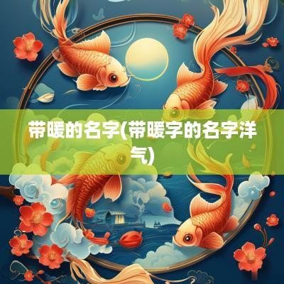 带暖的名字(带暖字的名字洋气)