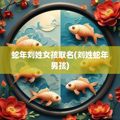 蛇年刘姓女孩取名(刘姓蛇年男孩)