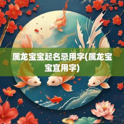 属龙宝宝起名忌用字(属龙宝宝宜用字)