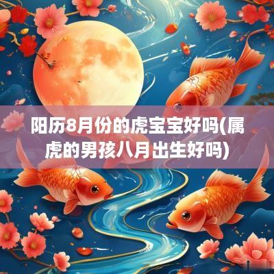 阳历8月份的虎宝宝好吗(属虎的男孩八月出生好吗)