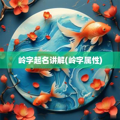 岭字起名讲解(岭字属性)