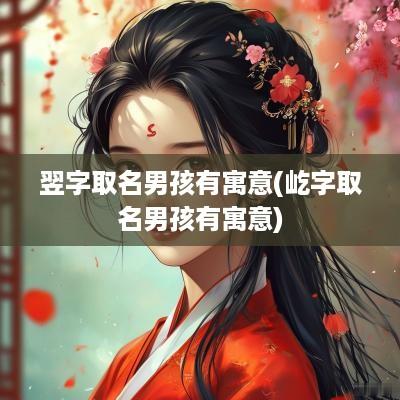 翌字取名男孩有寓意(屹字取名男孩有寓意)