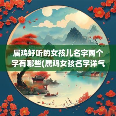 属鸡好听的女孩儿名字两个字有哪些(属鸡女孩名字洋气的)