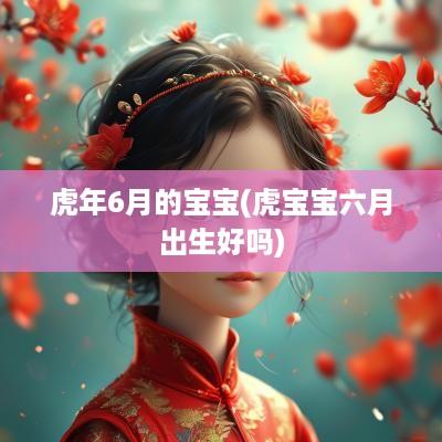 蛇年6月的宝宝(虎宝宝六月出生好吗)