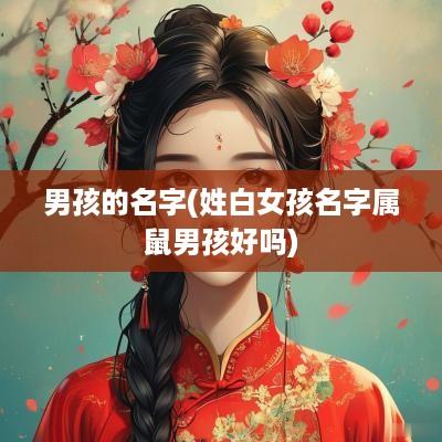 男孩的名字(姓白女孩名字属鼠男孩好吗)