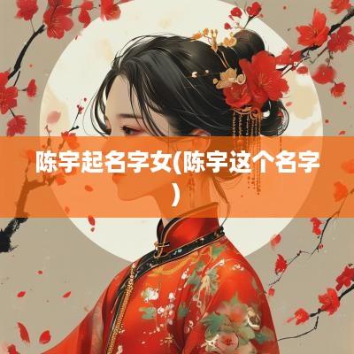 陈宇起名字女(陈宇这个名字)