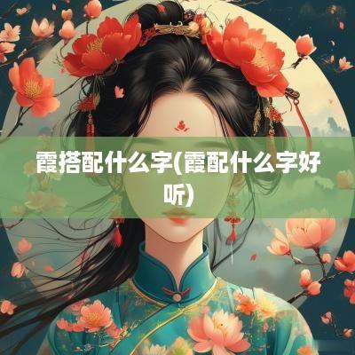 霞搭配什么字(霞配什么字好听)