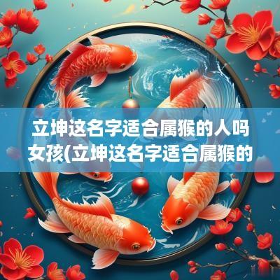 立坤这名字适合属猴的人吗女孩(立坤这名字适合属猴的人吗男孩)