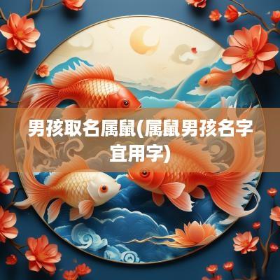 男孩取名属鼠(属鼠男孩名字宜用字)