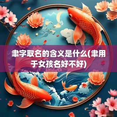 聿字取名的含义是什么(聿用于女孩名好不好)