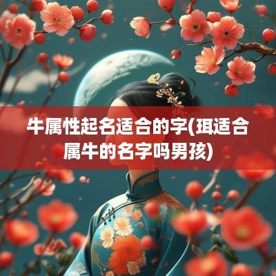 牛属性起名适合的字(珥适合属牛的名字吗男孩)