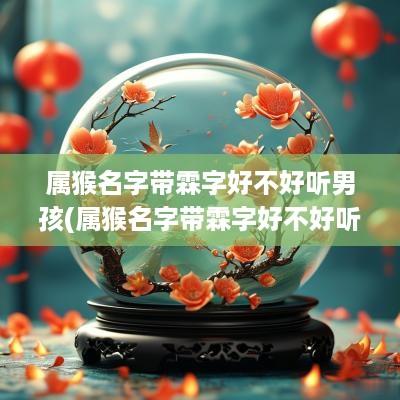 属猴名字带霖字好不好听男孩(属猴名字带霖字好不好听呢)