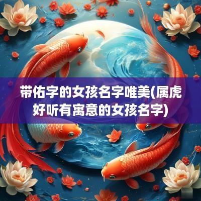 带佑字的女孩名字唯美(属虎好听有寓意的女孩名字)