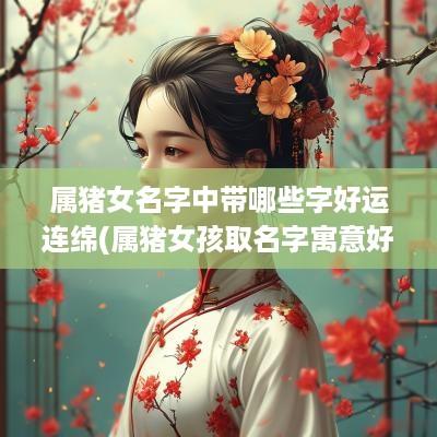 属猪女名字中带哪些字好运连绵(属猪女孩取名字寓意好的字)