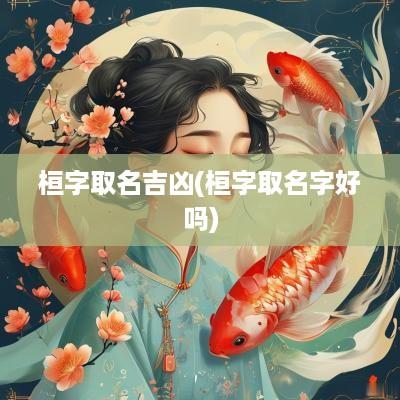 桓字取名吉凶(桓字取名字好吗)