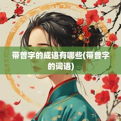 带曾字的成语有哪些(带曾字的词语)