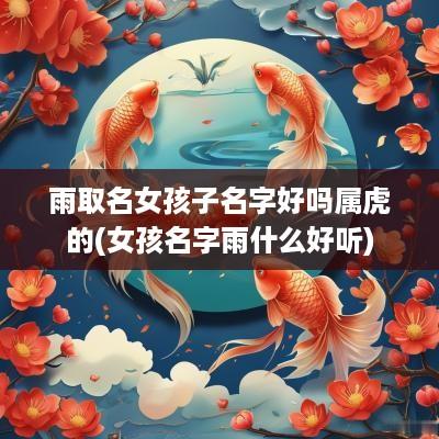 雨取名女孩子名字好吗属虎的(女孩名字雨什么好听)