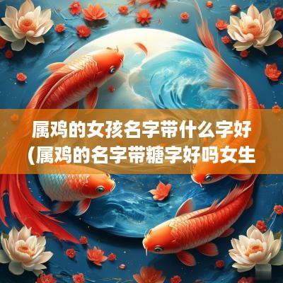属鸡的女孩名字带什么字好(属鸡的名字带糖字好吗女生)