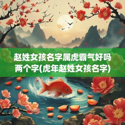 赵姓女孩名字属虎霸气好吗两个字(蛇年赵姓女孩名字)