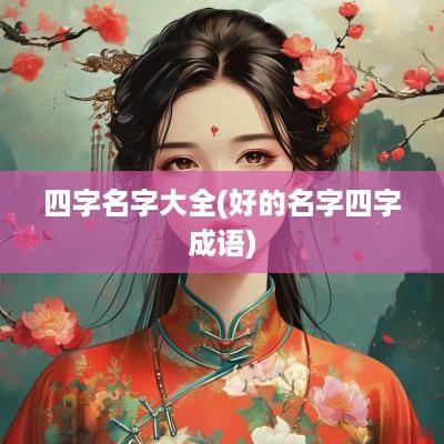 四字名字大全(好的名字四字成语)