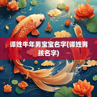 谭姓蛇年男宝宝名字(谭姓男孩名字)
