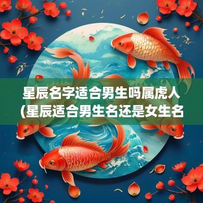 星辰名字适合男生吗属虎人(星辰适合男生名还是女生名)