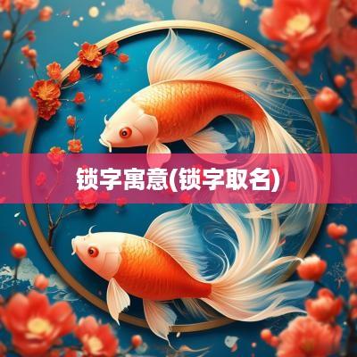 锁字寓意(锁字取名)