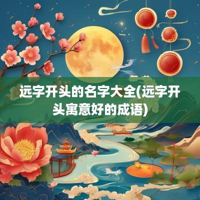远字开头的名字大全(远字开头寓意好的成语)
