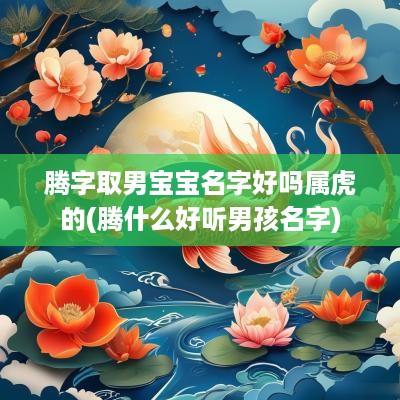 腾字取男宝宝名字好吗属虎的(腾什么好听男孩名字)
