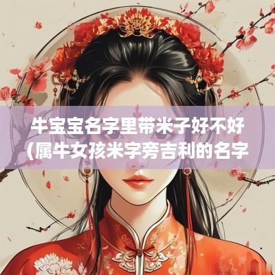 牛宝宝名字里带米子好不好(属牛女孩米字旁吉利的名字)
