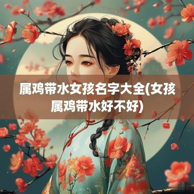 属鸡带水女孩名字大全(女孩属鸡带水好不好)