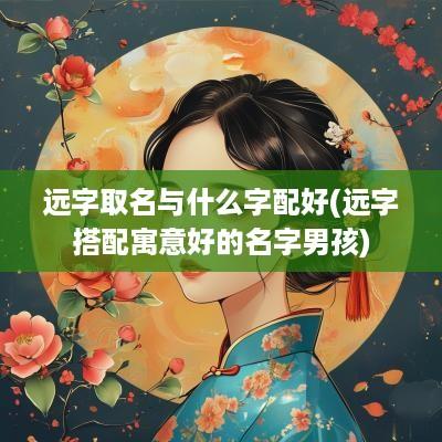 远字取名与什么字配好(远字搭配寓意好的名字男孩)
