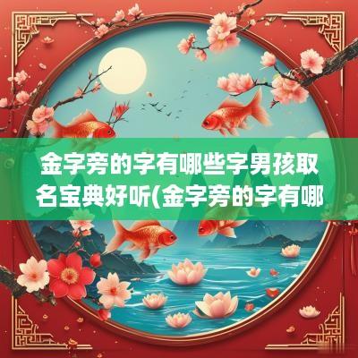 金字旁的字有哪些字男孩取名宝典好听(金字旁的字有哪些男孩)