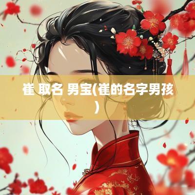 崔 取名 男宝(崔的名字男孩)